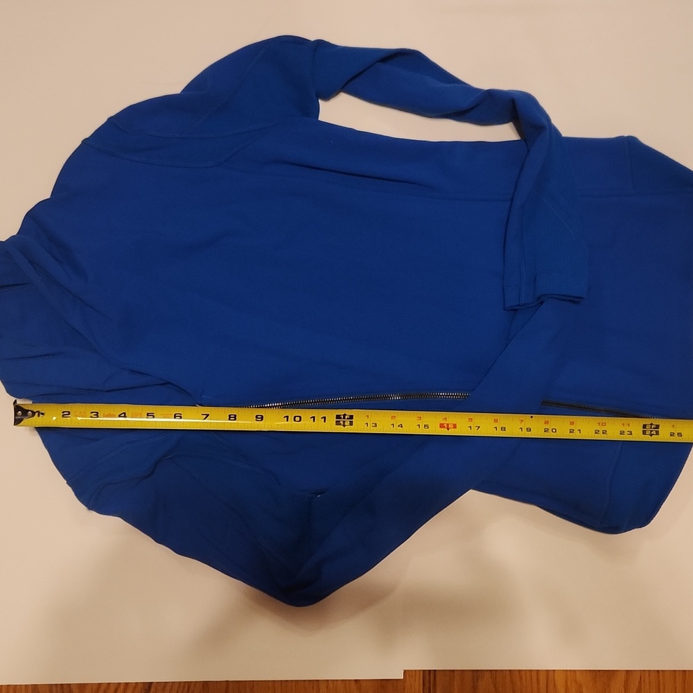 lululemon athletica Asymmetrical Zip Blue Jacket - Picture 7 of 8
